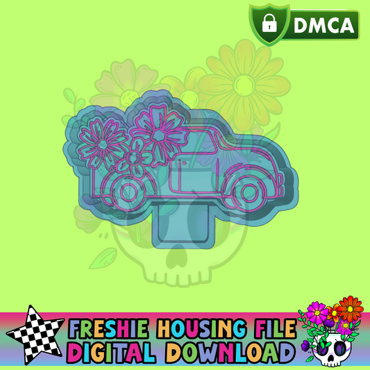 Floral Truck Mold Maker STL File