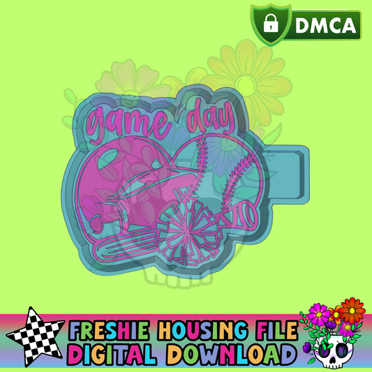 Baseball Game Day Pom Pom Mold Maker STL File