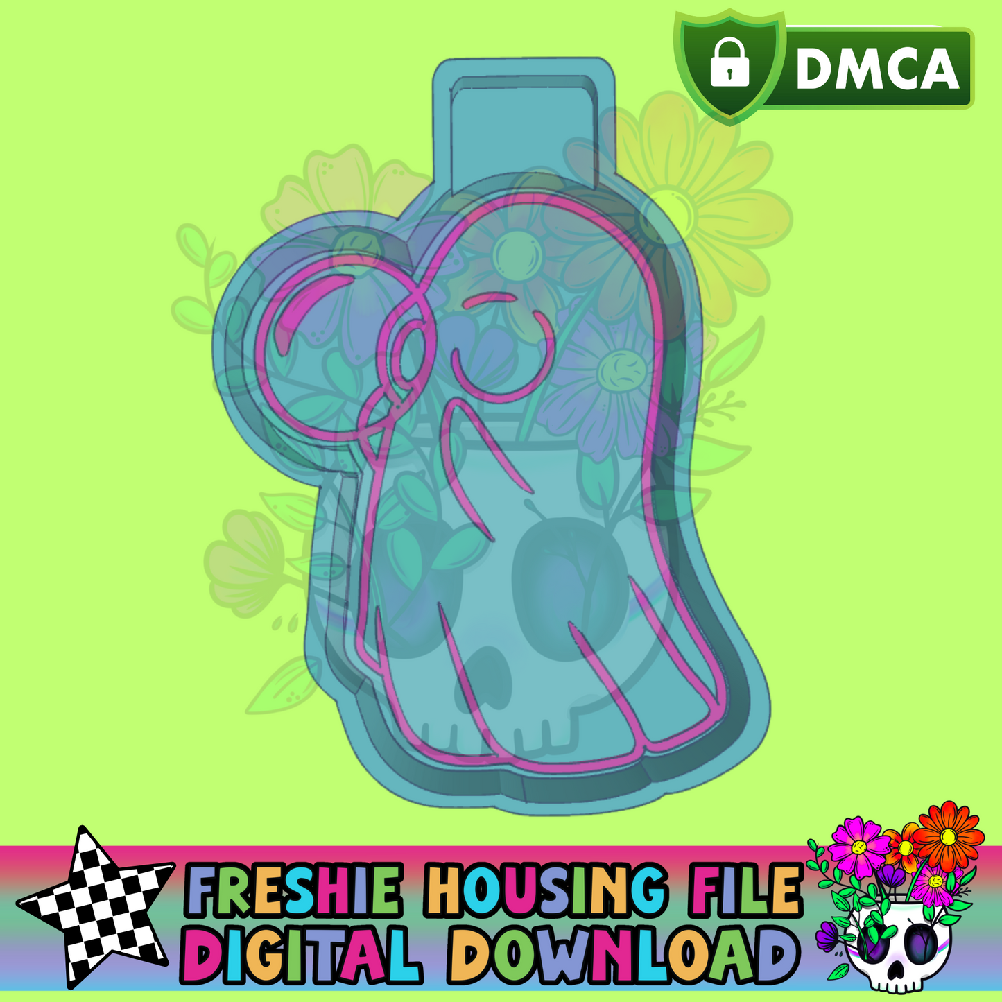 Ghost Bubblegum Mold Maker STL File