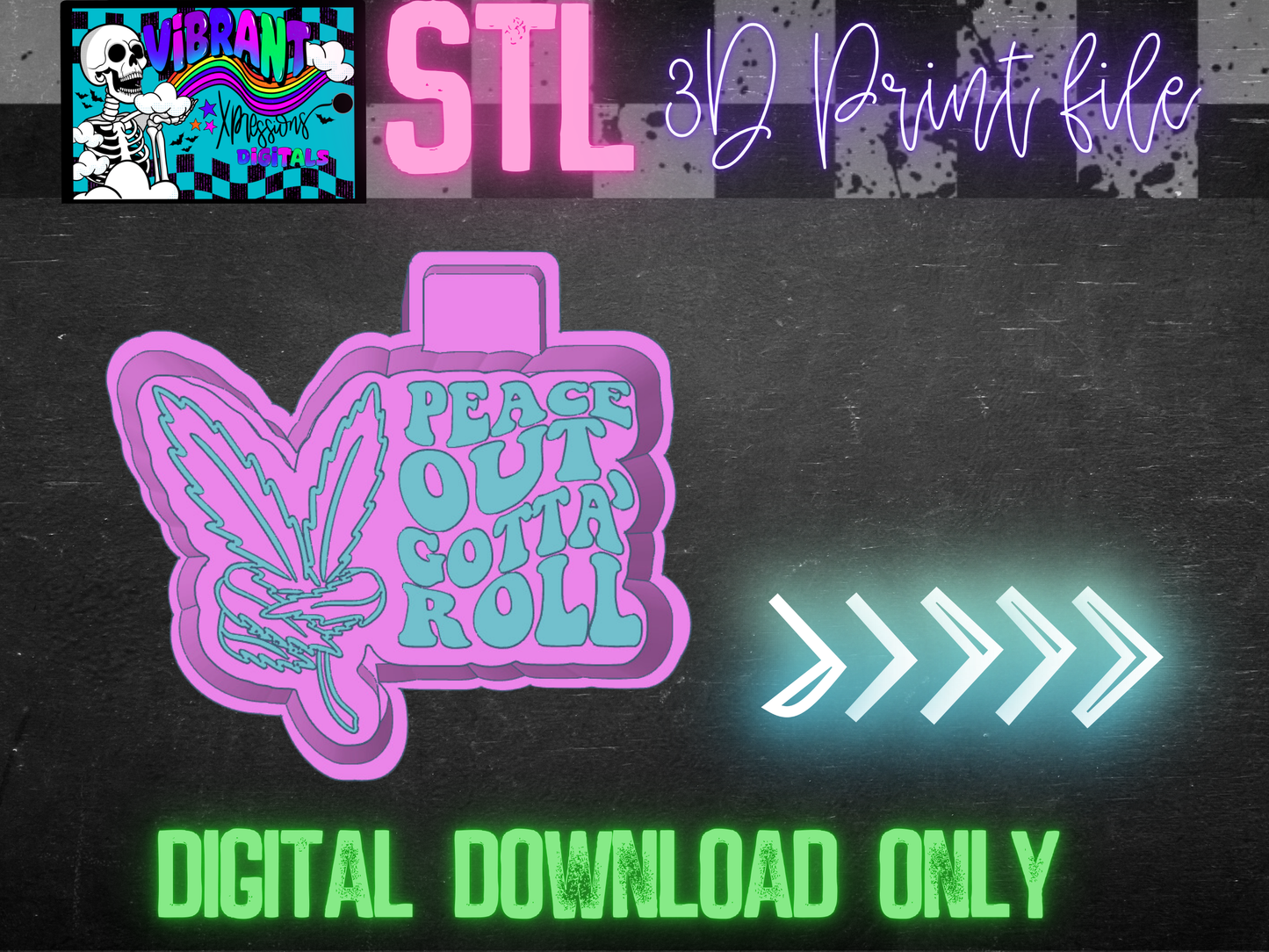 Gotta Roll Mold Maker STL File