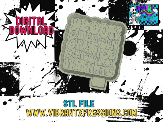 Great In Orange SVG/PNG Mold Maker STL File