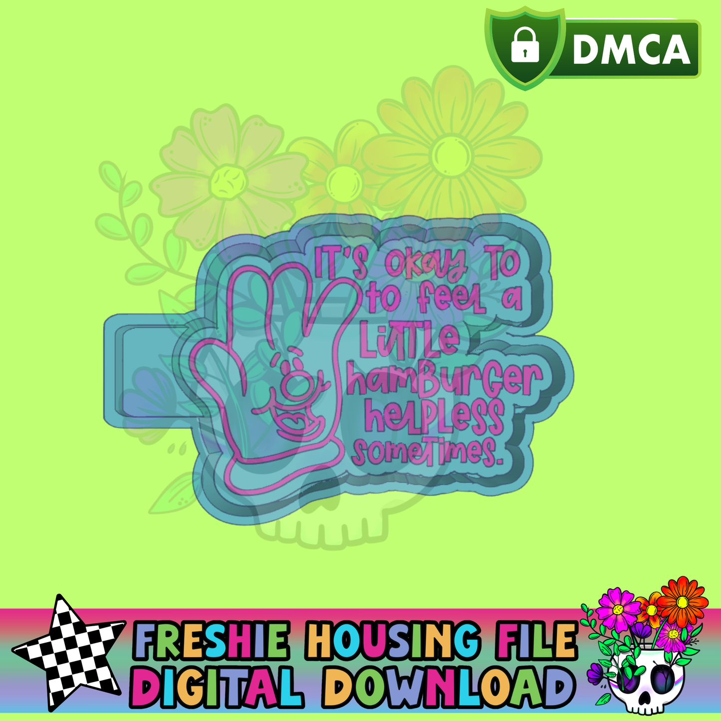 Hamburger Helpless Mold Maker STL File