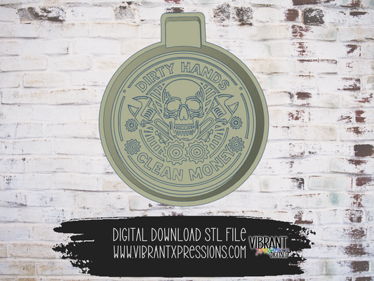 Dirty Hands, Clean Money Mold Maker STL File