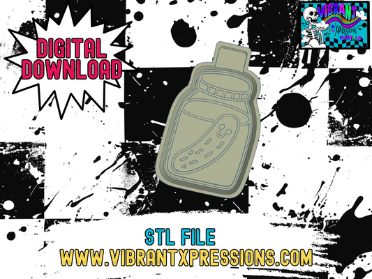 Happy Pickle Mold Maker STL File