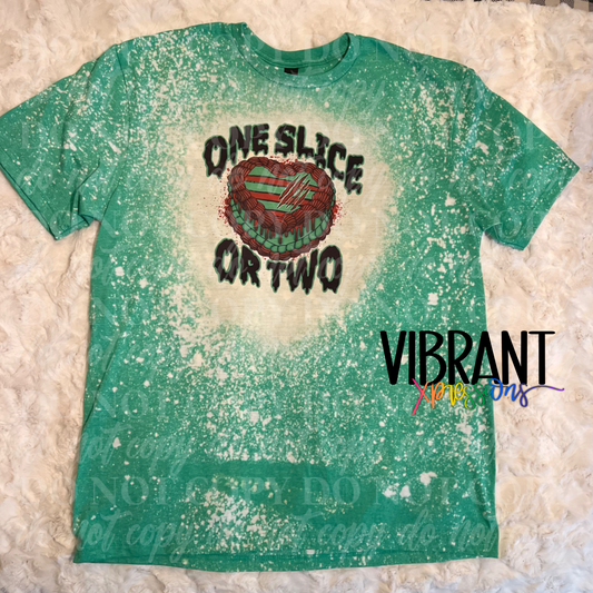One Slice or Two Bleached T-Shirt
