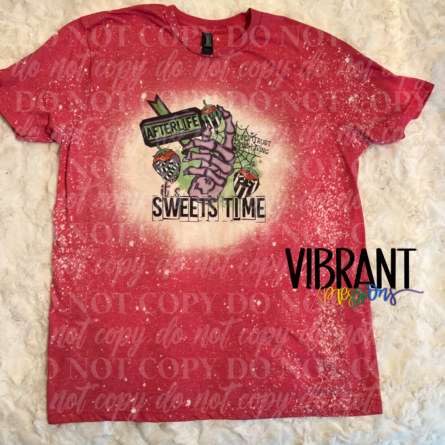 Afterlife Sweets Time Bleached T-Shirt