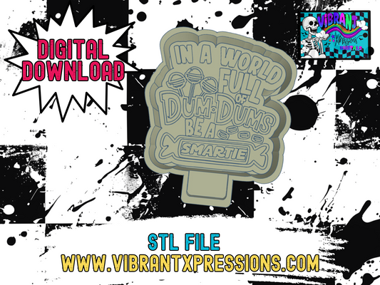 In A World SVG/PNG Mold Maker STL File