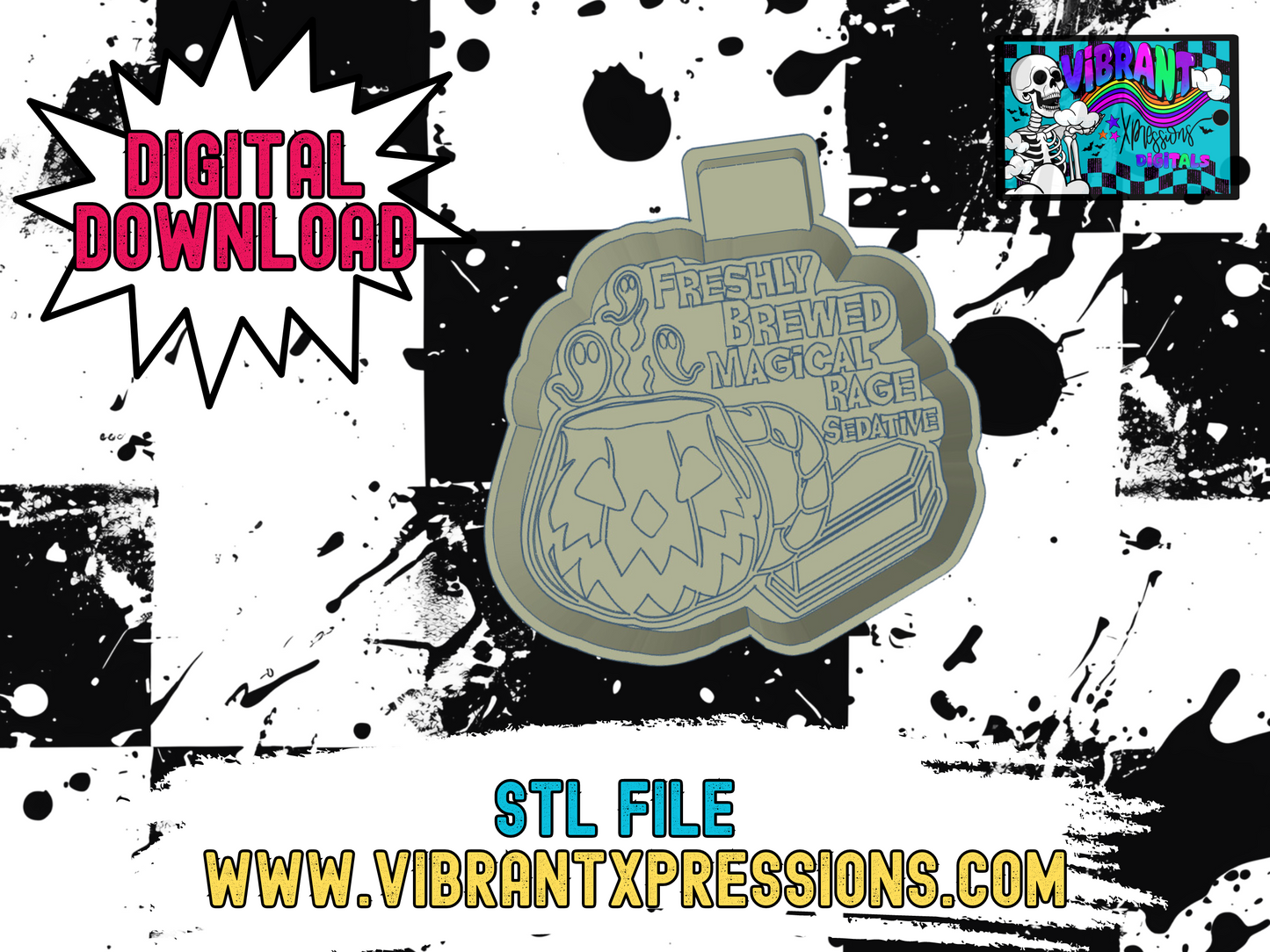 Magic Rage Sedative Mold Maker STL File