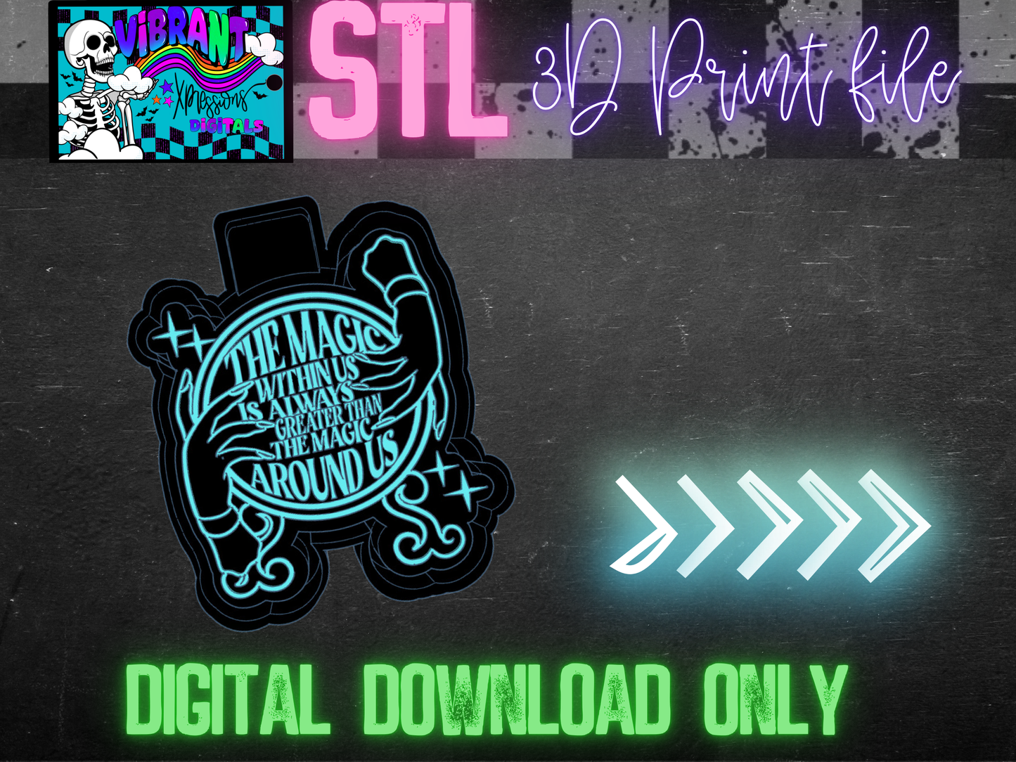 Magic Within Us Mold Maker STL File