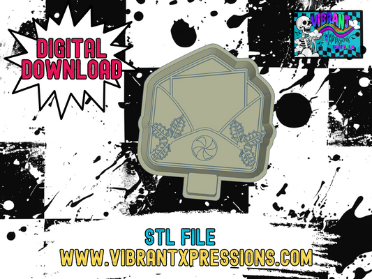 Christmas Envelope Mold Maker STL File