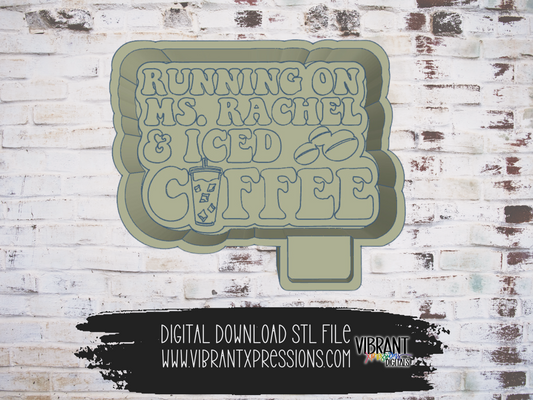 Ms. Rachel & Iced Coffee Mold Maker STL File