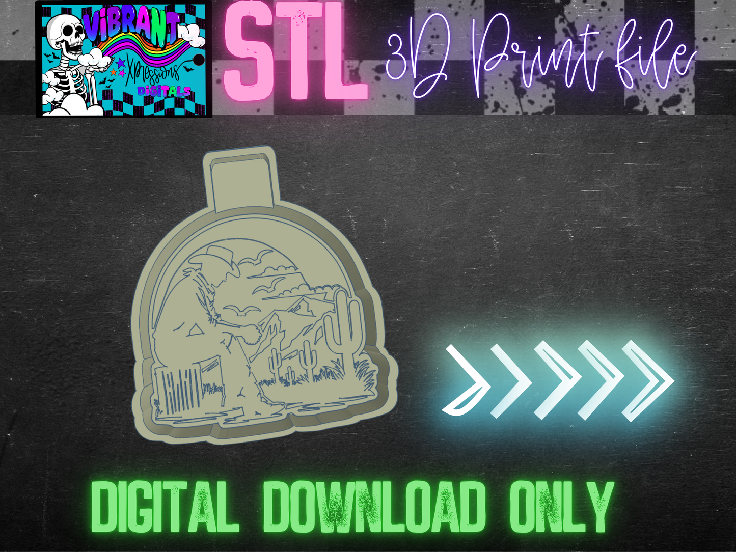 Cowboy Night Mold Maker STL File