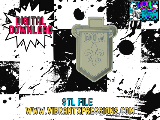 Nola Banner Mold Maker STL File