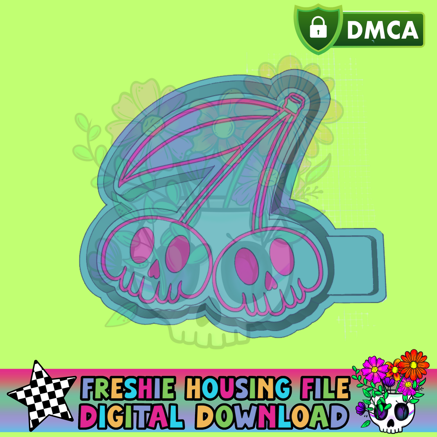 Skellie Cherries Mold Maker STL File