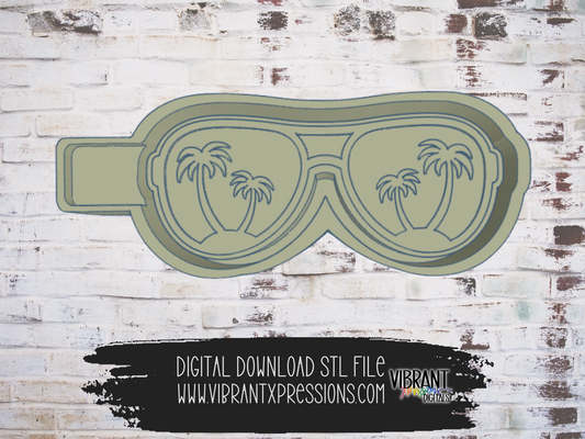 Sunglasses Mold Maker STL File