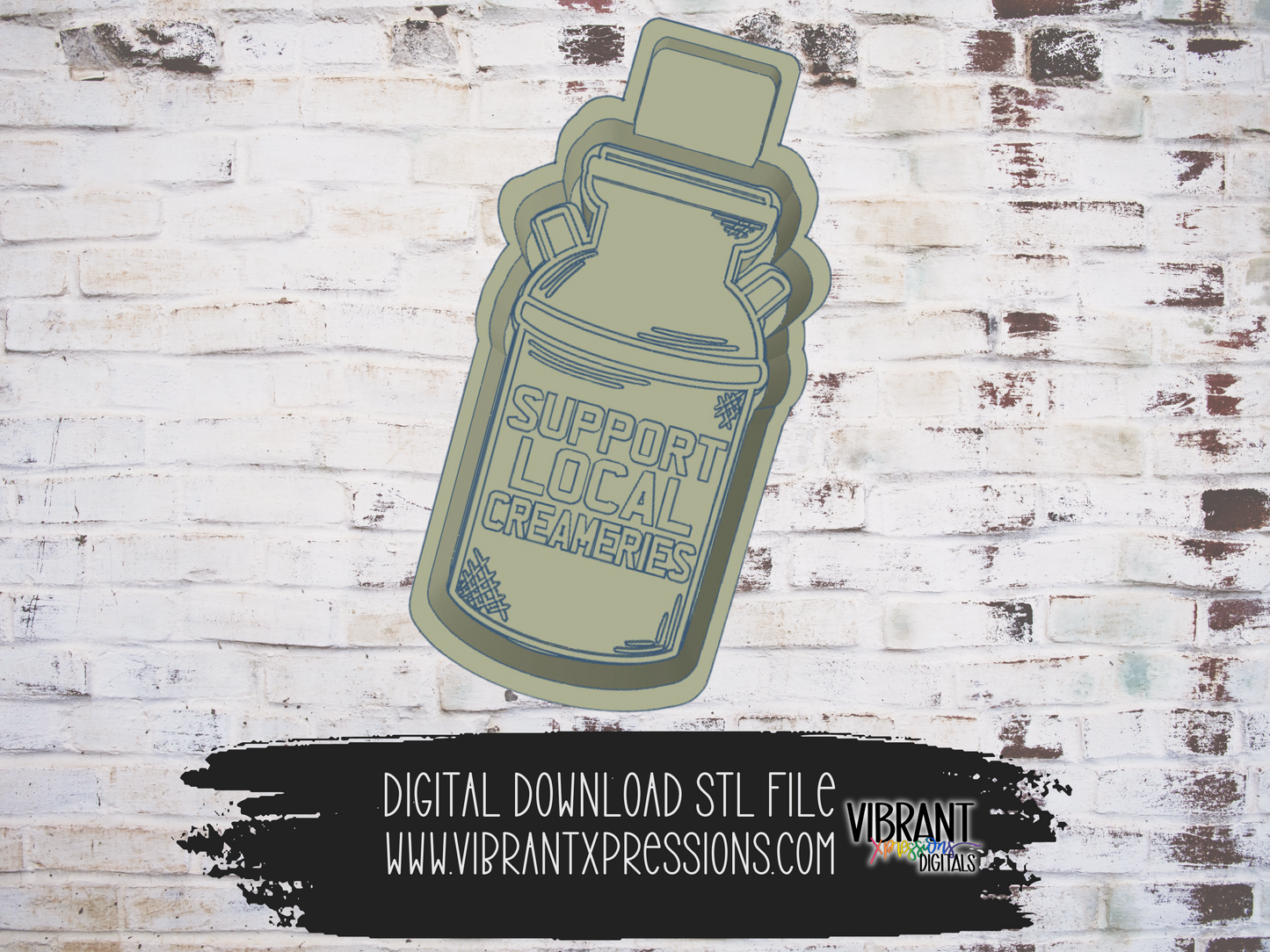 Support Local Creameries Mold Maker STL File