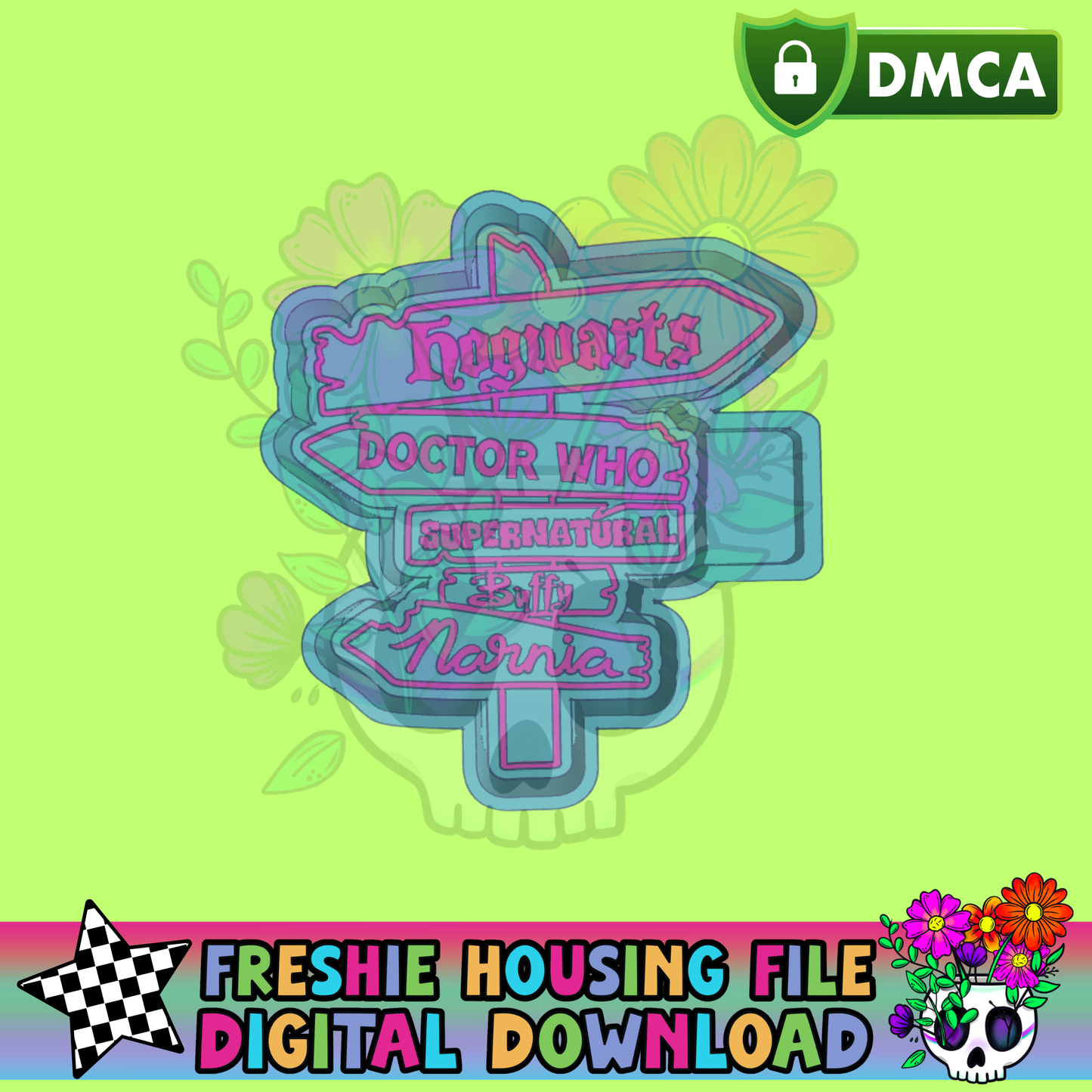 Fandom Sign Mold Maker STL File