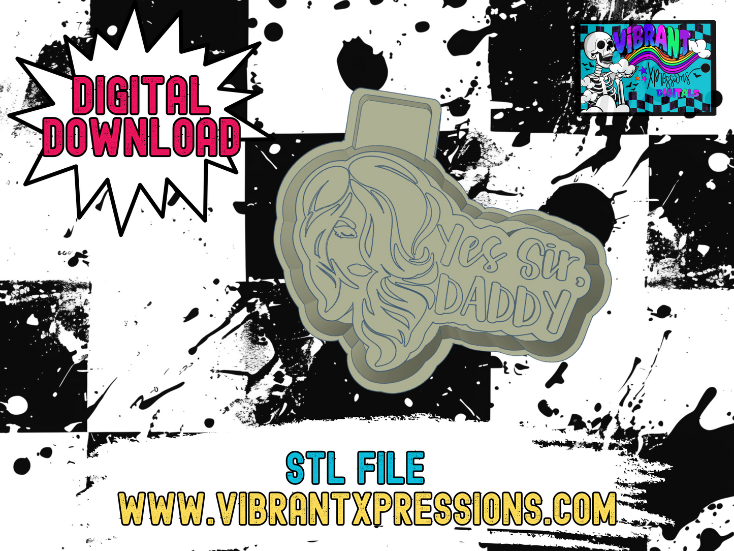 Yes Sir Daddy Housing Mold Maker STL File